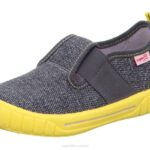 Superfit Grey/Yellow Babies BILL - Slipper with Slip Z6Z881