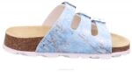 Superfit Light Blue/Silver Toddlers FUSSBETTPANTOFFEL - Slipper with Buckle Z6Z8605 - Image 2