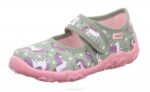 Superfit Light Green/Multicoloured Babies BONNY - Slipper with Velcro Fastener Z6Z836
