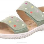 Superfit Light Green Toddlers SPARKLE - Sandal with Velcro Fastener Z6Z8643