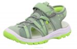 Superfit Light Green/Yellow Toddlers TORNADO LIGHT - Sandal with Velcro Fastener Z6Z8687