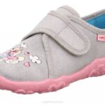 Superfit Light Grey Babies BONNY - Slipper with Velcro Fastener Z6Z885
