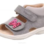 Superfit Light Grey Babies POLLY - Sandal with Velcro Fastener Z6Z8198