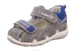 Superfit Light Grey/Blue Babies FREDDY - Sandal with Velcro Fastener Z6Z8167
