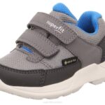 Superfit Light Grey/Blue Babies RUSH - Sneakers low with Velcro Fastener Z6Z8333