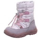 Superfit Light Grey/Purple Babies GLACIER - Boot with Lacing Z6Z8498