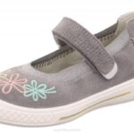 Superfit Light Grey Toddlers TENSY - Ballerina with Velcro Fastener Z6Z8608