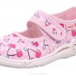Superfit Pink Babies BELINDA - Slipper with Velcro Fastener Z6Z867
