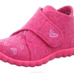Superfit Pink Babies HAPPY - Slipper with Velcro Fastener Z6Z8140