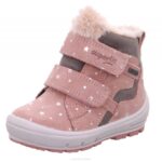 Superfit Pink/Grey Babies GROOVY - Boot with Velcro Fastener Z6Z8445