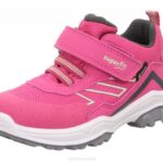 Superfit Pink/Light Green Toddlers JUPITER - Sneakers low with Velcro Fastener Z6Z8805