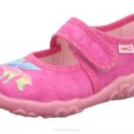 Superfit Pink/Multi Coloure Babies BONNY - Slipper with Velcro Fastener Z6Z840
