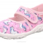 Superfit Pink/Multi Coloure Babies BONNY - Slipper with Velcro Fastener Z6Z87