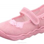 Superfit Pink/Multi Coloure Babies BUBBLE - Slipper with Velcro Fastener Z6Z8115