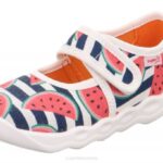 Superfit Pink/Multicoloured Babies BUBBLE - Slipper with Velcro Fastener Z6Z830