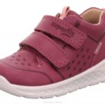 Superfit Pink/Orange Babies BREEZE - Sneakers low with Velcro Fastener Z6Z8296