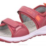 Superfit Pink/Orange Toddlers CRISS CROSS - Sandal with Velcro Fastener Z6Z8648