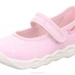 Superfit Pink/Silver Babies BUBBLE - Slipper with Velcro Fastener Z6Z850