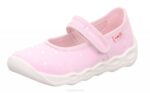 Superfit Pink/Silver Babies BUBBLE - Slipper with Velcro Fastener Z6Z850