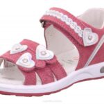 Superfit Pink/Silver Toddlers EMILY - Sandal with Velcro Fastener Z6Z8616