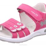 Superfit Pink/Silver Toddlers EMILY - Sandal with Velcro Fastener Z6Z8667