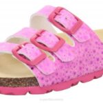 Superfit Pink Toddlers FUSSBETTPANTOFFEL - Slipper with Buckle Z6Z8588