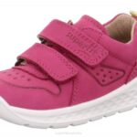Superfit Pink/Yellow Babies BREEZE - Sneakers low with Velcro Fastener Z6Z8256