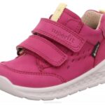 Superfit Pink/Yellow Babies BREEZE - Sneakers low with Velcro Fastener Z6Z8363