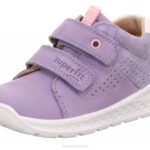 Superfit Purple/Pink Babies BREEZE - Sneakers low with Velcro Fastener Z6Z8357