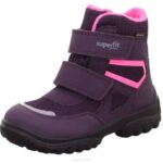 Superfit Purple/Pink Babies SNOWCAT - Boot with Velcro Fastener Z6Z8485