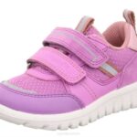 Superfit Purple/Pink Babies SPORT7 MINI - Sneakers low with Velcro Fastener Z6Z8338