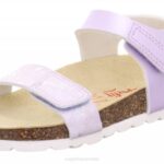 Superfit Purple Toddlers FUSSBETTPANTOFFEL - Sandal with Velcro Fastener Z6Z8553