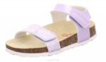 Superfit Purple Toddlers FUSSBETTPANTOFFEL - Sandal with Velcro Fastener Z6Z8553