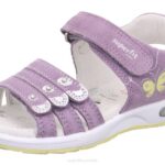 Superfit Purple/Yellow Toddlers EMILY - Sandal with Velcro Fastener Z6Z8669