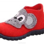 Superfit Red Combi Babies HAPPY - Slipper with Velcro Fastener Z6Z8156