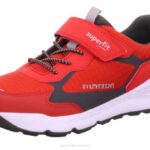 Superfit Red/Grey Toddlers FREE RIDE - Sneakers low with Velcro Fastener Z6Z8890