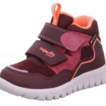 Superfit Red/Orange Babies SPORT7 MINI - Sneakers high with Velcro Fastener Z6Z8273