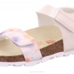 Superfit White/Multicoloured Toddlers FUSSBETTPANTOFFEL - Sandal with Velcro Fastener Z6Z8585