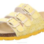 Superfit Yellow Toddlers FUSSBETTPANTOFFEL - Slipper with Buckle Z6Z8562